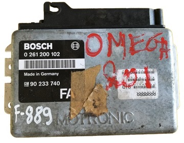 Ecu opel omega 2.0i 0261200102 90233740 фото №1
