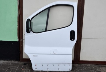 Trafic ii vivaro дверь левый перед передние белый фото №1