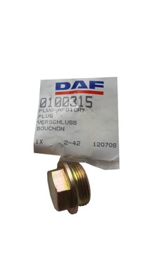 Крышка поддон масла daf xf m26x1,5 man 0100315 фото №1