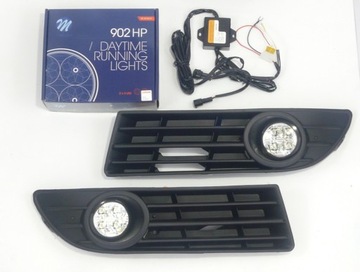 Лампы света дневные дневного drl led vw polo 9n3 2005-2009 фото №1