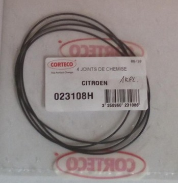 Уплотнители tulei цилиндра citroenpeugeot 1.6 1.9 4szt. фото №1