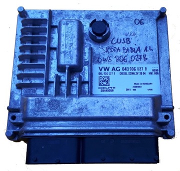 Ecu skoda fabia 1.4tdi cusb 04b906027b додам фото №1