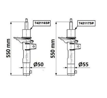 Monroe амортизатор audi a3 12 перед l p фото №1