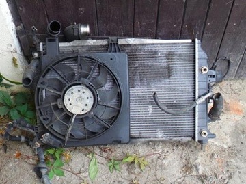 Opel zafira b 1.7 dtr комплект радиатор вентилятор фото №1