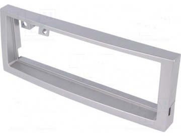 Рамка радио citroen c5 peugeot 407 серебряная 61161 фото №1