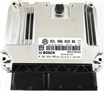 Компьютер ecu vw 2.0 tdi 03l906018ba 0281016405 подключи и пользуйся фото №1