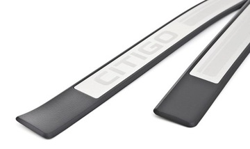 Планки пороговые накладки пороги skoda citigo 5d фото №1