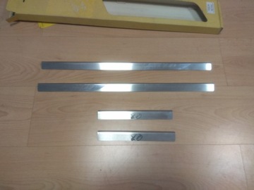 Chevrolet aveo i 5d накладки порогові kwasówka фото №1