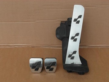 Golf v r32 педали накладки хромированные комплект oem 1k2721503n 1k0721131a фото №1