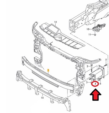 Зона зминання ліва audi q5 fy 2017-... нова оригінальний номер фото №1