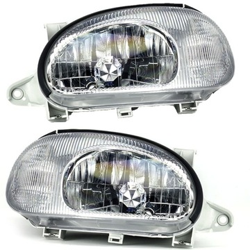 Фары лампы daewoo lanos 97- l+p фото №1