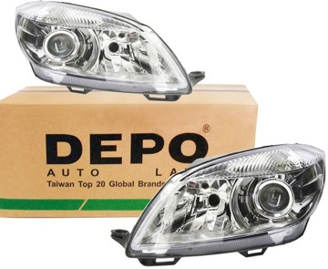 Фары лампы kpl 2szt skoda fabia ii 2 фото №1