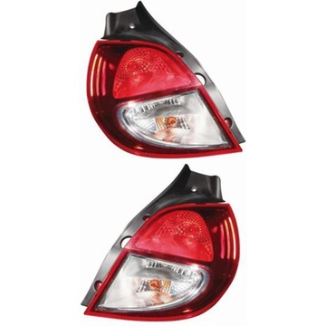 Лампы зад задние renault clio iii kpl depo фото №1