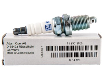 Свічка запалювання запалювання оригінальний номер opel signum vectra c 1.6 1.8 фото №1
