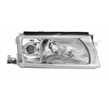 Tyc фара skoda octavia 97-03 h4+h3 фото №1