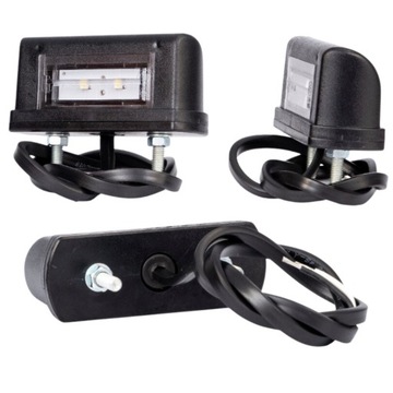 Подсветка номерного знака регистрационный прицепы автобус бусса led 12v 24v фото №1