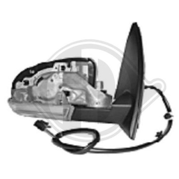 Зеркало внешние боковые do volkswagen golf v 03-08 фото №1