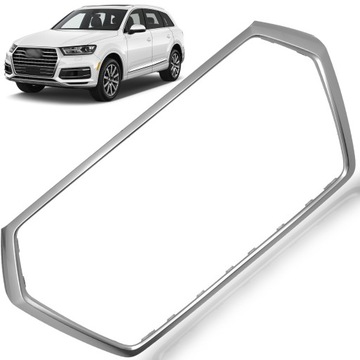 Хром рамка ободок решётка решётка перед audi q7 4m0 15-19 new сатин фото №1