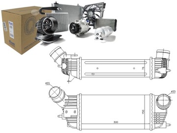 Інтеркулер citroen c5 iii peugeot 407 508 i 2.0d/ фото №1