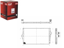 Інтеркулер радіаторів повітря volvo xc90 d5 t6 02- hart фото №1