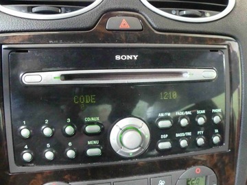 Радіо заводські ford focus mk2 4m5t-18c815-bj радіопрогравач фото №1