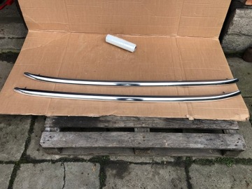 Audi q5 8r0 рейлінги дахові хром фото №1