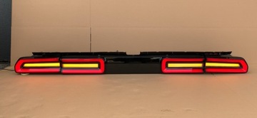 Dodge challenger 2007-14 лампи led зад swap переробка na 2015-21 жовтий поворот фото №1