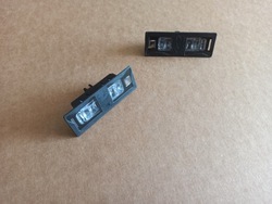 Audi q3 f3 лампочки освещение номерного знака led 8w6943021a фото №1