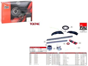 Fai набор цепи распределительный вал tc0900fk нет аналога фото №1