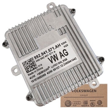 Преобразователь модуль led 992941571ah vw audi skoda seat оригинал фара фото №1