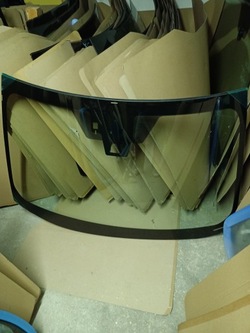 Скло перед передня лобове toyota c-hr po-16 датчик камера фото №1