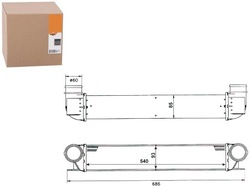 Nrf інтеркулер 17512247359 22473634 2247359 70400 фото №1