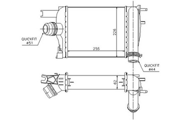 Nissens интеркулер dacia доккер доккер экспресс du фото №1