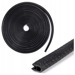 Прокладка крайова двері гумова армована металом 5 m karkraft фото №1