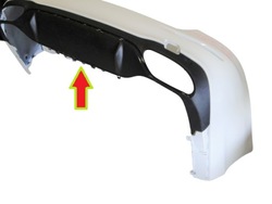 Mercedes e w213 213 накладка бампера заднього amg фото №1