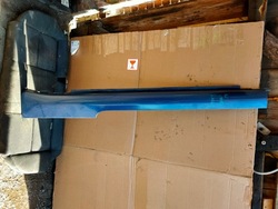 Планка пороговая левая audi a4 b6 cabrio lz5g фото №1