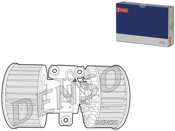 Вентилятор повітродувка denso 64118372493 фото №1