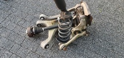 Audi s4 b8 поворотный кулак левый зад амортизатор полуось фото №1