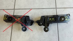 Ползун бампера заднего citroen c3 iii 16- фото №1