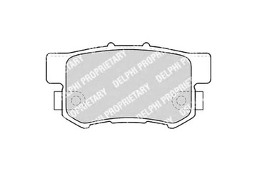 Delphi lp1507 набор тормозные колодки тормозных, тормоза дисковые фото №1