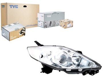 Tyc фара mazda 5 05- /p/h7+hb4/chro/ фото №1