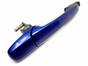 Mazda6 gg 02-07r ручка наружная правая задняя тёмно-синяя - синяя фото №1