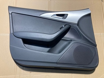 Оббивка двері лівий перед audi a6 c7 рестайлінг шкіра фото №1