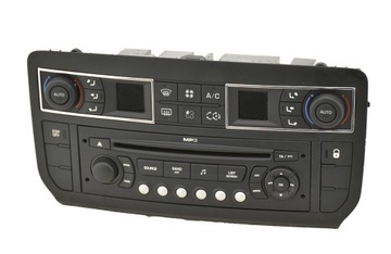 Радио cd mp3 citroen c5 iii панель климат 96829415 фото №1
