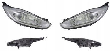 Фара лампа ford fiesta 13-17 led l+p tyc фото №1