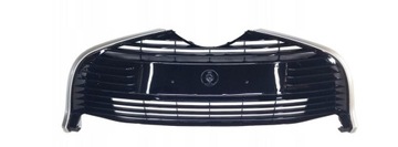 Toyota yaris iii 14- рестайлінг решітка радіатора решітка чорна рамка хром блиск фото №1