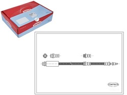 Corteco 19033528 шланг тормозной гибкий фото №1