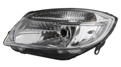 Фара лампа левая skoda fabia ii 2 roomster фото №1