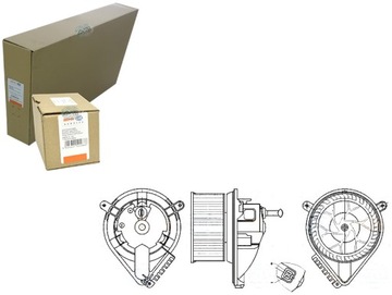 Behr hella двигун вентилятор db sprinter 96- -ac фото №1