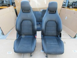 Mercedes c w204 204 купе сидіння диван обшивки салон комплект напівшкіра фото №1